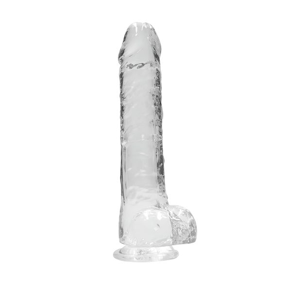 REALROCK - Transparent Lifelike Dildo - Clear (22cm)