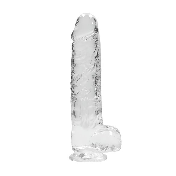 REALROCK - Transparent Lifelike Dildo - Clear (22cm)