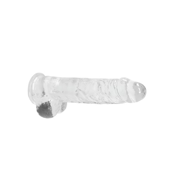 REALROCK - Transparent Lifelike Dildo - Clear (22cm)