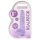 REALROCK - Lifelike Transparent Dildo - Purple (15cm)
