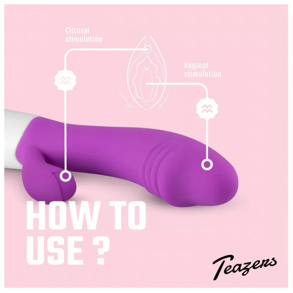 Teazers - clitoral lever vibrator (purple)