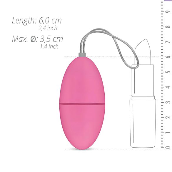 Easytoys - 7-Function Wireless Vibrating Egg (Pink)