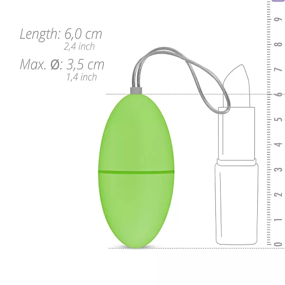 Easytoys - 7-Mode Wireless Vibrating Egg (Green)