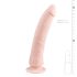 Easytoys - 100% Silicone Suction Cup Dildo (21cm) - Natural