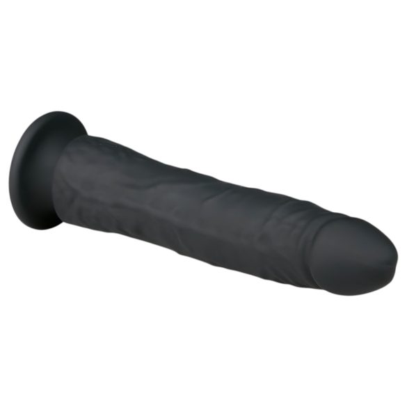 Easytoys - 100% Silicone Suction Cup Dildo (21cm) - Black