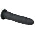 Easytoys - 100% Silicone Suction Cup Dildo (21cm) - Black