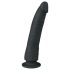 Easytoys - 100% Silicone Suction Cup Dildo (21cm) - Black