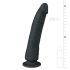Easytoys - 100% Silicone Suction Cup Dildo (21cm) - Black