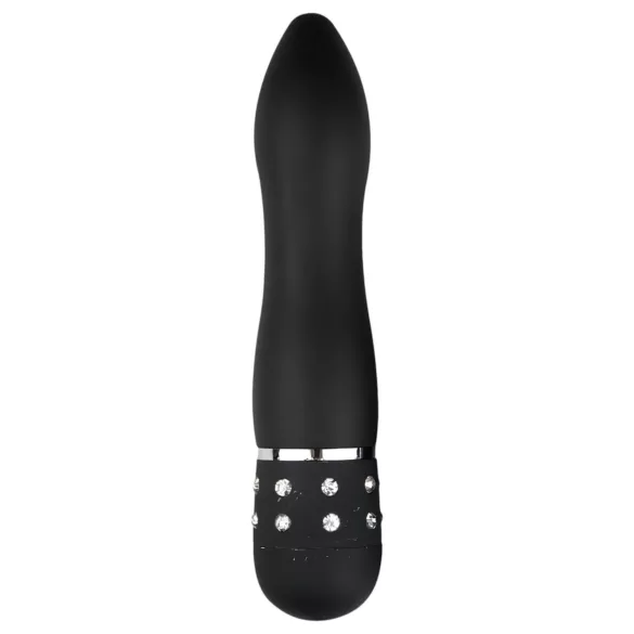 Easytoys Diamond Curved - Mini Black Wand Vibrator