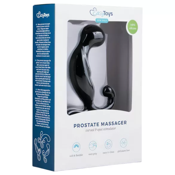 EasyToys Prostate Massager - Black Prostate Stimulator