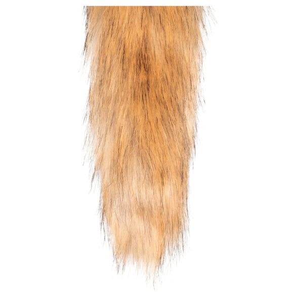 EasyToys Fox Tail No.1 - Metal Anal Plug with Red-Gold Fox Tail