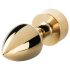 Easytoys Fox NO13 - Metal Anal Plug with Gold & White Fox Tail