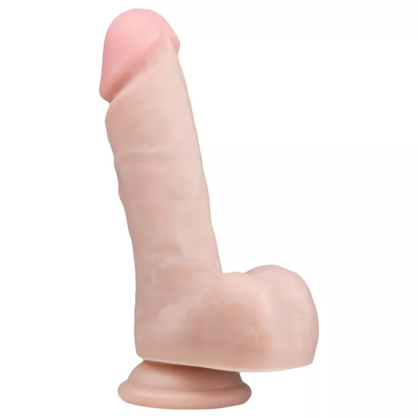 Easytoys - Suction Cup Dildo with Balls (6.9") - Natural