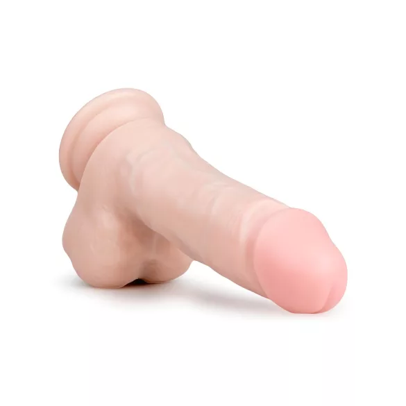 Easytoys - Suction Cup Dildo with Balls (6.9") - Natural
