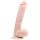 Easytoys - Large Suction Cup Dildo with Balls (26.5cm) - Natural