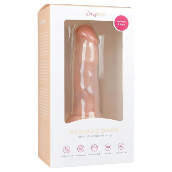Easytoys - Realistic Suction Cup Dildo (6.1") - Natural