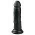 Easytoys - Realistic Suction Cup Dildo (15.5cm) - Black