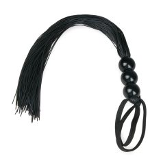 Easytoys Silicone Whip - Black Silicone Flogger