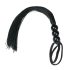 Easytoys Silicone Whip - Black Silicone Flogger