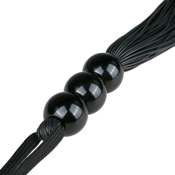 Easytoys Silicone Whip - Black Silicone Flogger