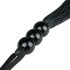 Easytoys Silicone Whip - Black Silicone Flogger