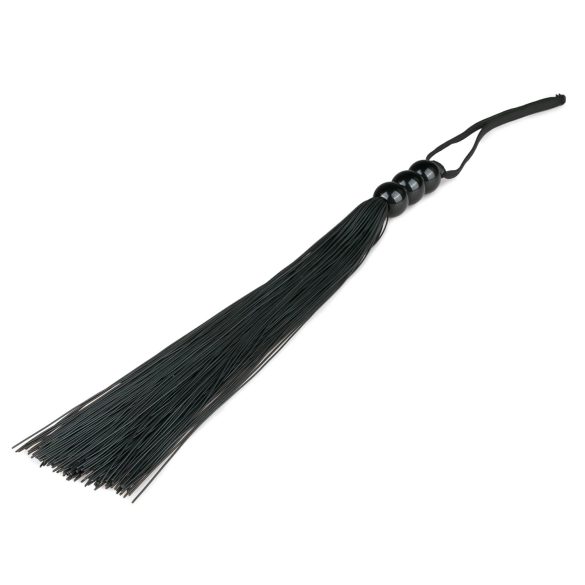 Easytoys Silicone Whip - Black Silicone Flogger