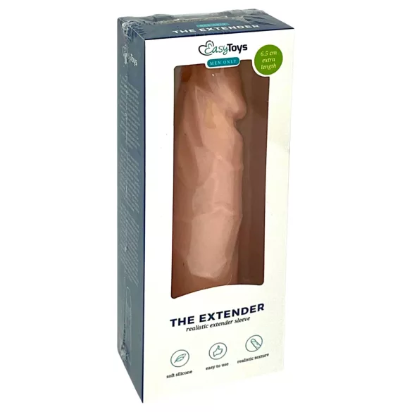 Easytoys - Flesh - Penis Extender Sleeve (Natural) - 18 cm