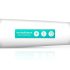 MyMagicWand - powerful massager vibrator (white-turquoise)