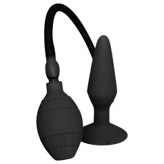 MenzStuff L - Inflatable Anal Plug - Black (Large)
