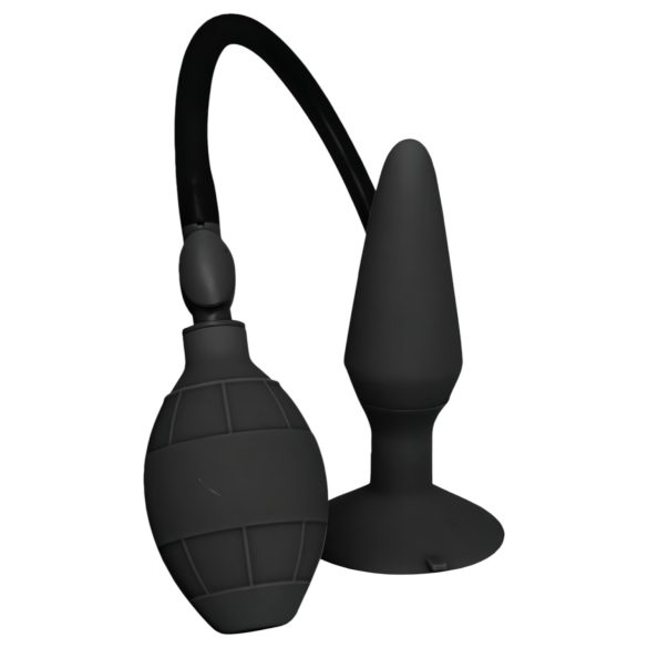 MenzStuff L - Inflatable Anal Plug - Black (Large)