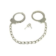 Rimba - Long Chain Steel Ankle Cuffs (Silver) - Set of 2