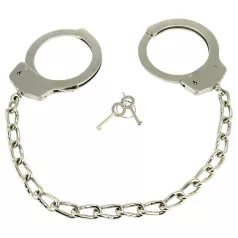 Rimba - Long Chain Steel Ankle Cuffs (Silver) - Set of 2