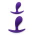 Rimba Copenhagen - Purple Anal Plug Set (2 pieces)