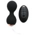 Rimba Cannes - Rechargeable Radio-Controlled Vibrating Egg (Black)