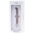 Rimba Sammy - G-Spot Glass Dildo (Clear Patterned)