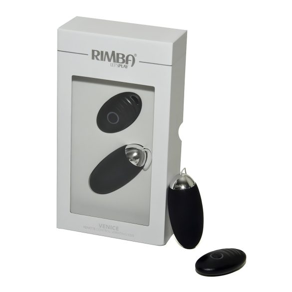 Rimba Venice - Rechargeable Wireless Vibrating Egg (Black)