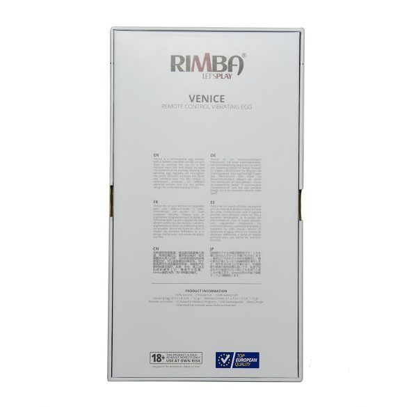 Rimba Venice - Wireless Rechargeable Vibrating Egg (Purple)