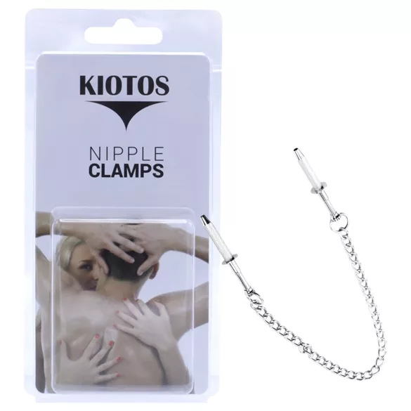 Kiotos - stainless steel nipple clamps (silver)