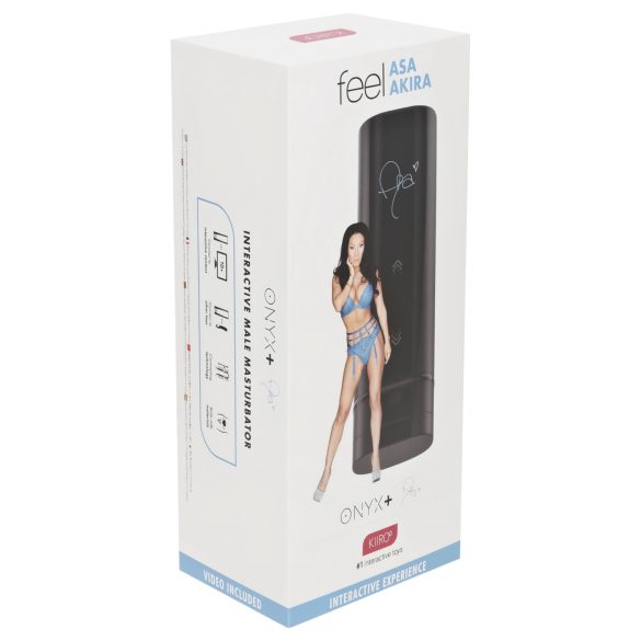 Kiiroo Onyx+ Asa Akira Experience - Interactive Male Stimulator (Black)