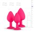 Easytoys Diamond - Pink Anal Plug Set