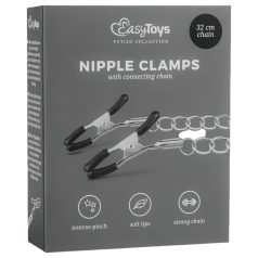 EasyToys - Chain Nipple Clamps (2 pcs)
