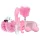 LoveBoxxx I Love Pink - Vibrating Bondage Set (6-Piece) - Pink