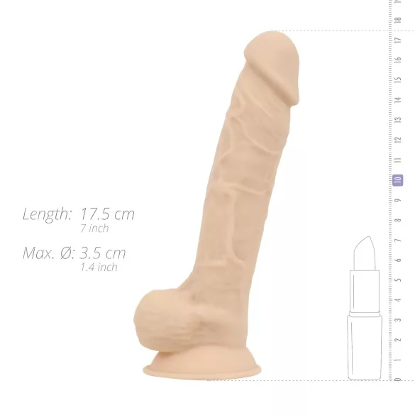 Real Fantasy Percy - 18cm Lifelike Dildo (Natural)