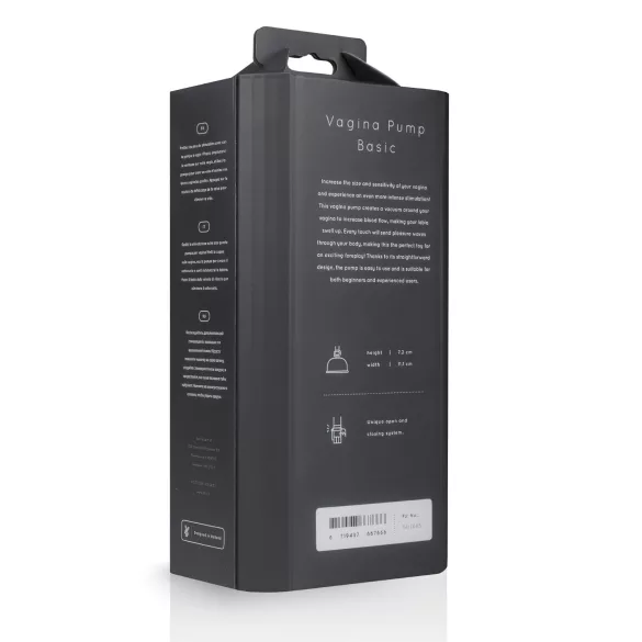Saiz Basic - Transparent-Black Personal Pump