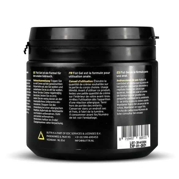 BUTTR Fisting Gel - Water-Based Lubricant (500ml)