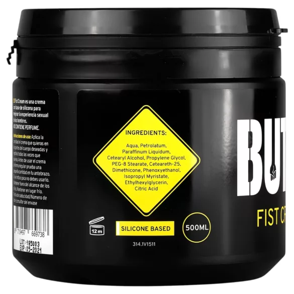 BUTTR Intense Glide Cream - Fisting Lubricant (500ml)