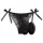 Sway No.3 - cordless, remote-controlled vibrating black knickers (S-L)