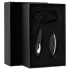 Sway No.3 - cordless, remote-controlled vibrating black knickers (S-L)