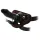 Dreamtoys Blaze - strap-on dildo with harness (black)