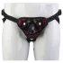 Dreamtoys Blaze - strap-on dildo with harness (black)